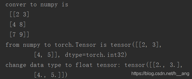 pytorch 数据loader返回list pytorch读取数据_PyTorch中的张量和变量_04