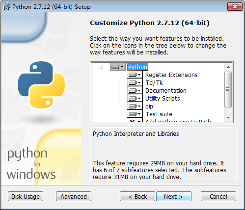 win32api python安装 32位python安装教程_win7_04