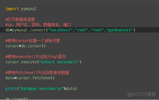 python 库连接数据库 python连接数据库的方法_python