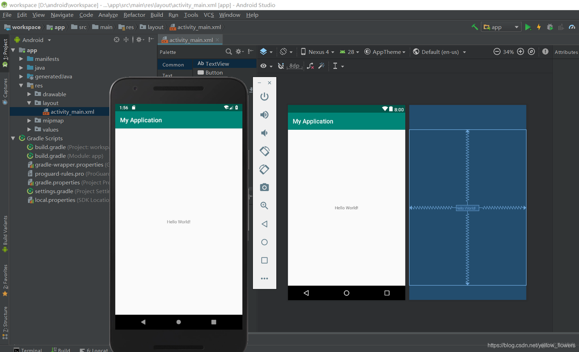 androidstudio 正在加载 android studio的design一直加载_android_35