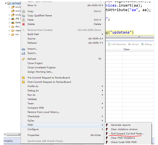 java不规范代码汇总 java代码规范检查工具_eclipse_08