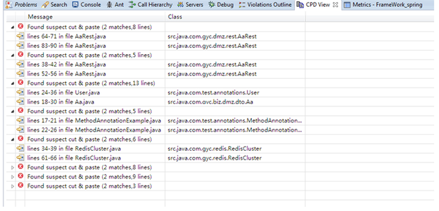 java不规范代码汇总 java代码规范检查工具_sed_09