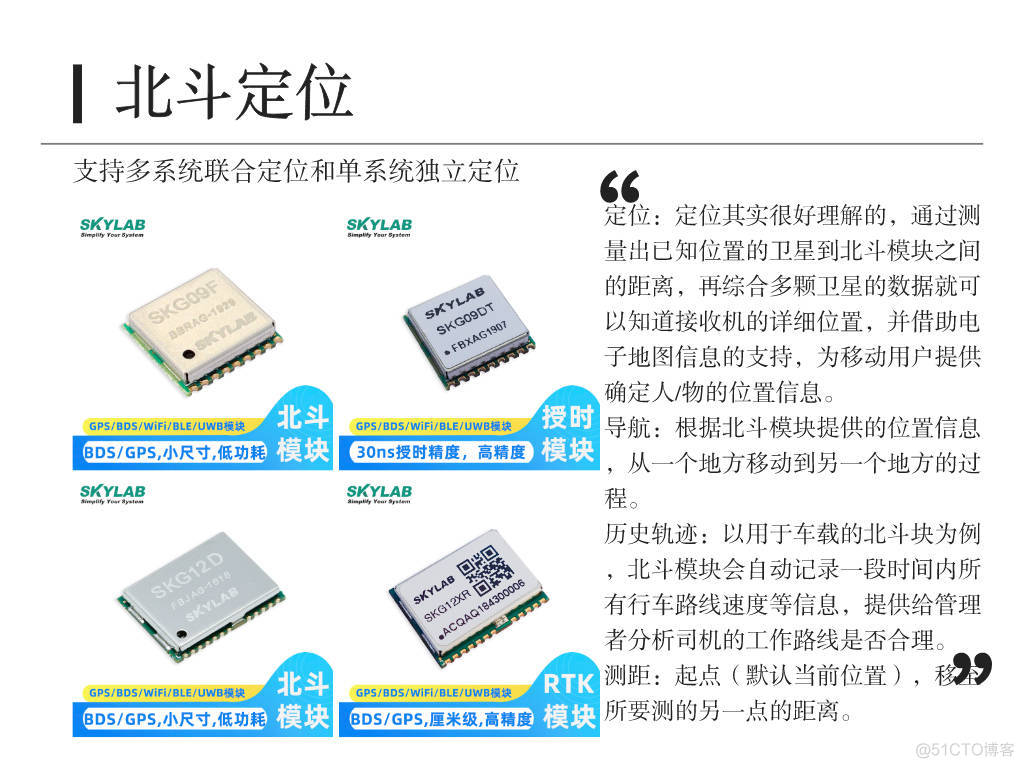 单频/双频gps北斗模块相关应用领域详解_SKYLAB GPS+北斗模块_高精度