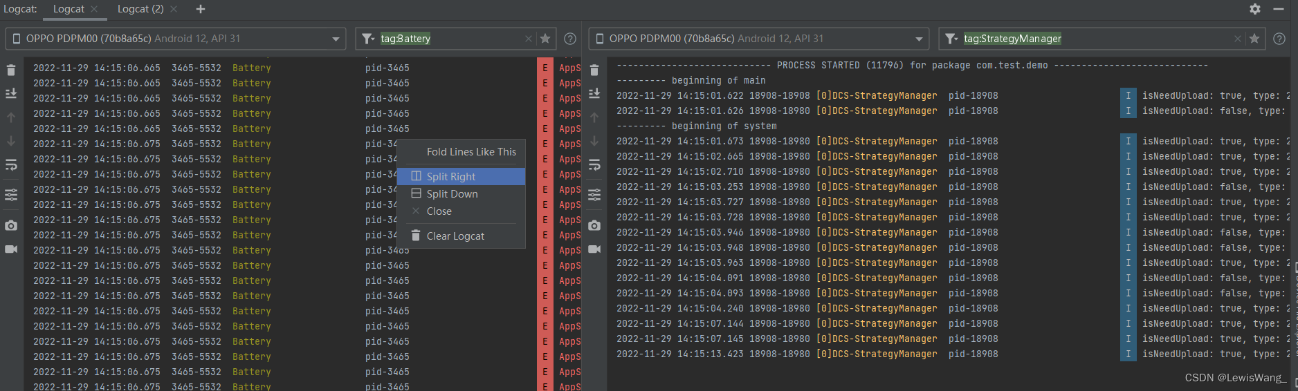 Android log窗口 乱码 android studio logcat窗口_android studio_05