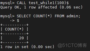 mysql 存储过程 set值 mysql存储过程的写法_赋值_57