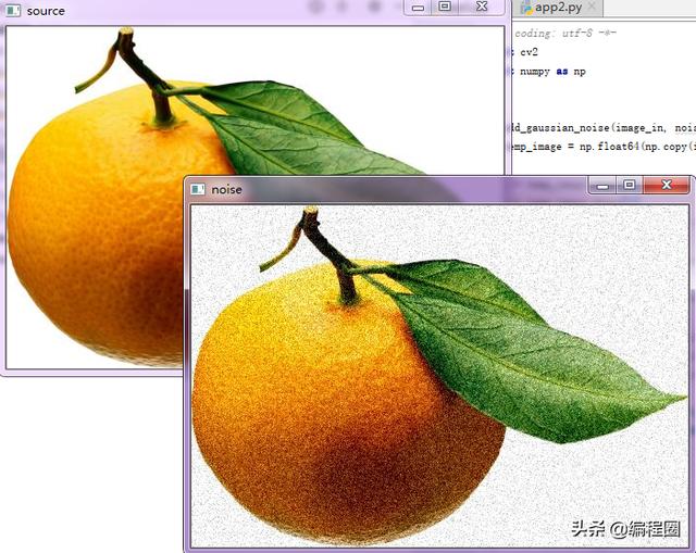散斑噪音 python python 噪声_方差_02