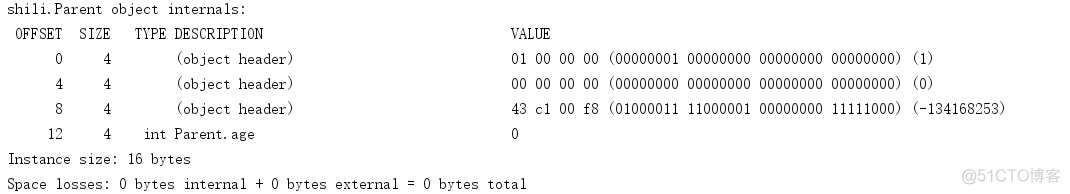 Java 获取对象的静态常量 java获取对象在内存的大小_父类_02