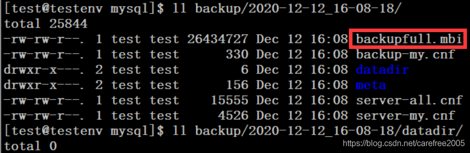 MySQL Enterprise Backup 版本 mysqlbackup使用_mysql_03