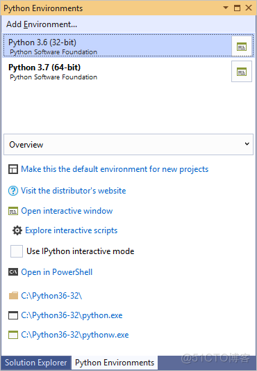 visualstudio python怎么添加模块 visual studio创建python_python