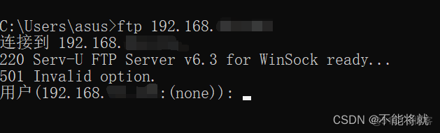 FTP python 匿名登录 ftp服务器匿名登录用户名_用户名_04