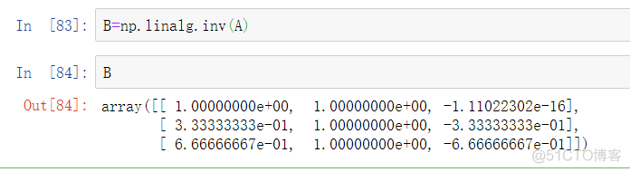 python怎么解矩阵方程组 python如何进行矩阵运算_逆矩阵_43