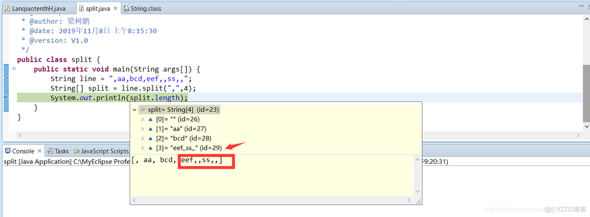 java split 单个字符 java string.split()_split()_03