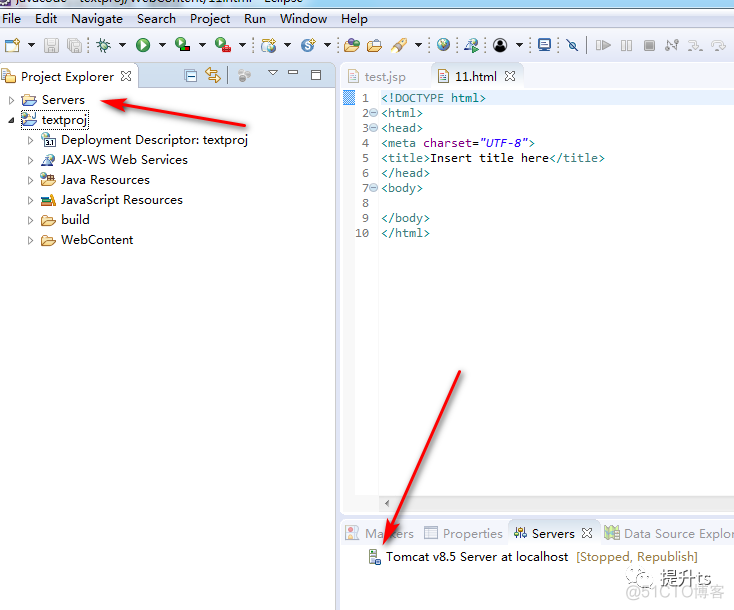 JAVAEE项目怎么启动 eclipse部署javaweb项目_tomcat_13