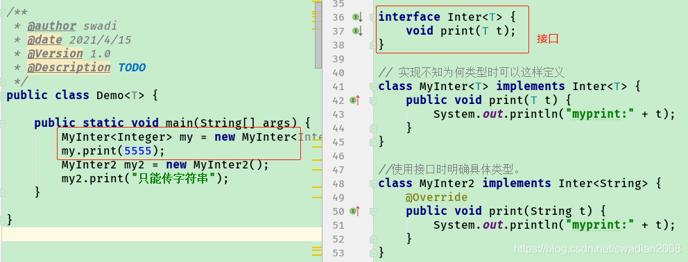 java参数泛型 java泛型作为参数_泛型类