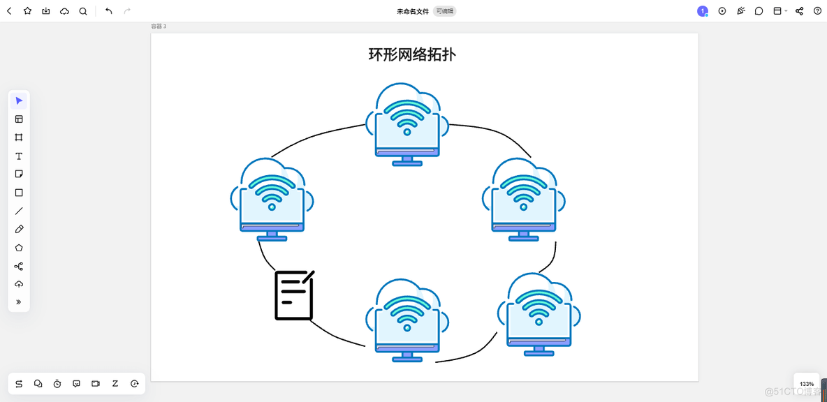 公司网络架构及维护 公司网络架构拓扑图_网络拓扑_03