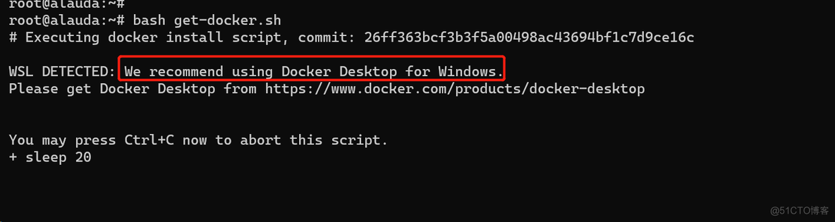 启动docker时提示wsl被占用 win10 wsl docker_Windows_06