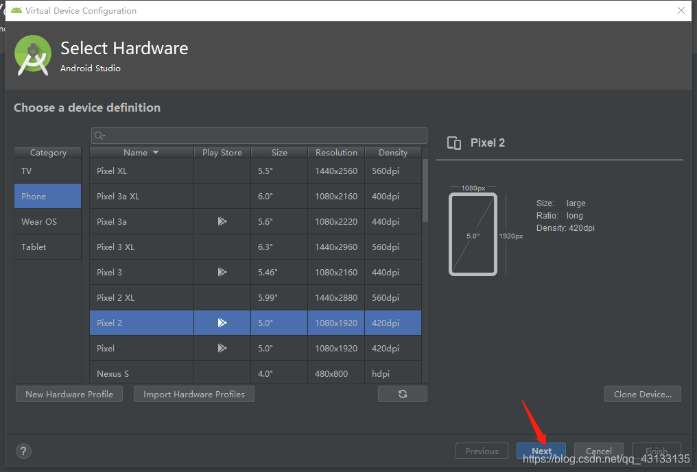 Android Studio如何用 android studiod_虚拟设备_41