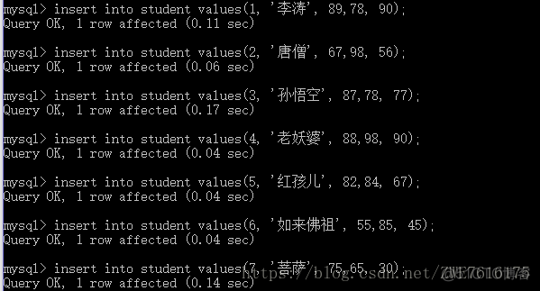 MySql查询学分 mysql查询学生的总成绩_mysql_02