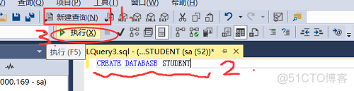 SQL Server使用SQL语句创建表 sql server怎么用语句创建数据库_数据库