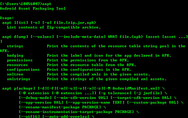 android 打包 文件存放 安卓手机打包文件_aapt_20