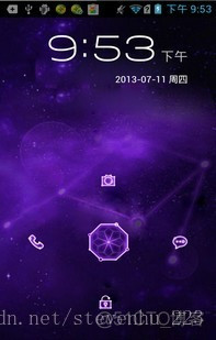 android 锁屏activity显示 android锁屏开发_小图标