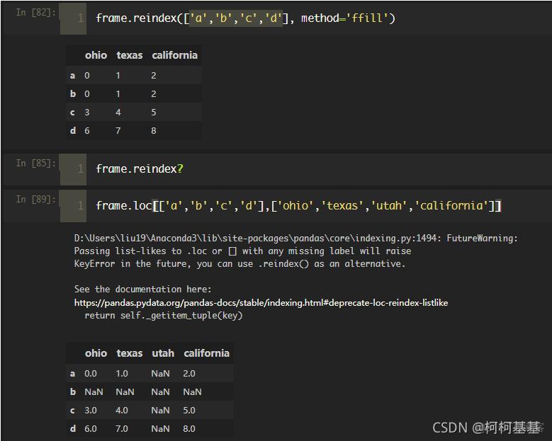 dataframe python 取值 按时间索引 python中dataframe如何索引_数据分析_06