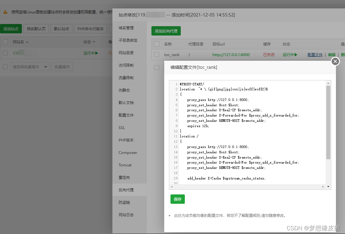 Python项目宝塔搭建 宝塔 python_阿里云_12