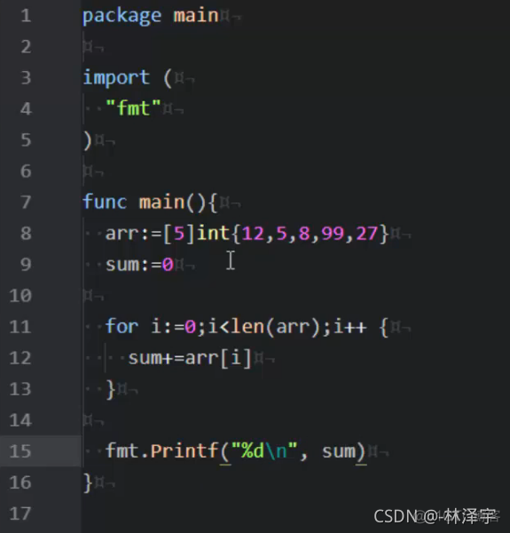 go语言 比较数组循环 golang for循环_数组_11