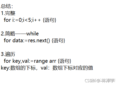 go语言 比较数组循环 golang for循环_golang_24