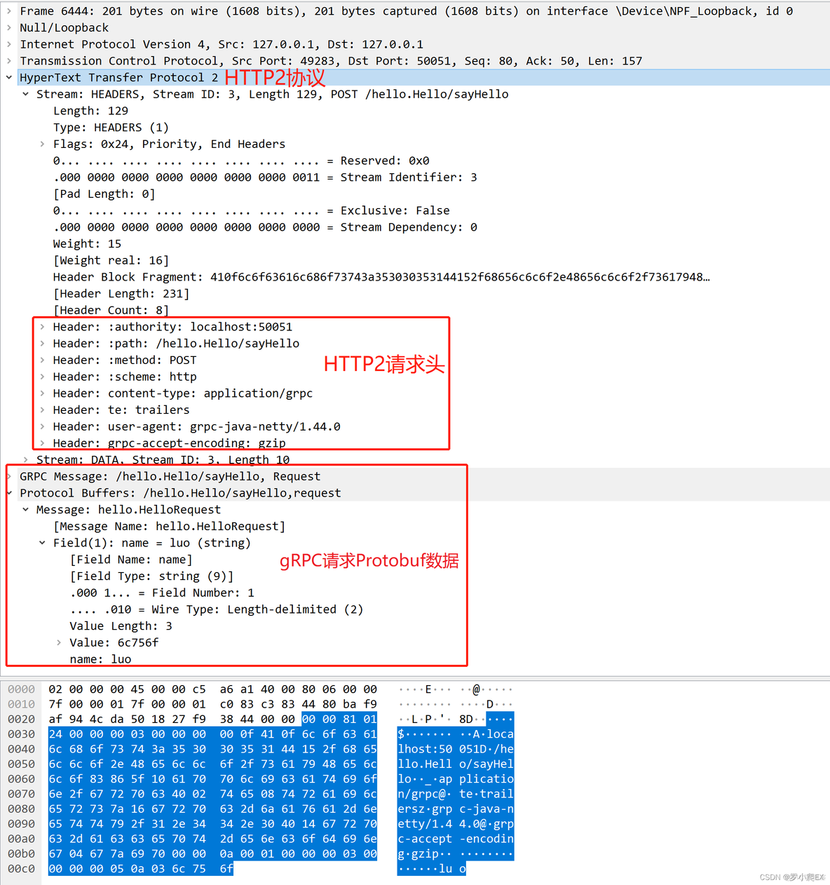 go语言抓包伪装 grpc 抓包_wireshark_03