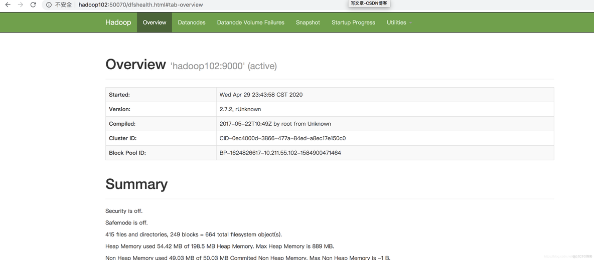 hadoop集群与hdfs hadoop2.7.2集群教程_JAVA