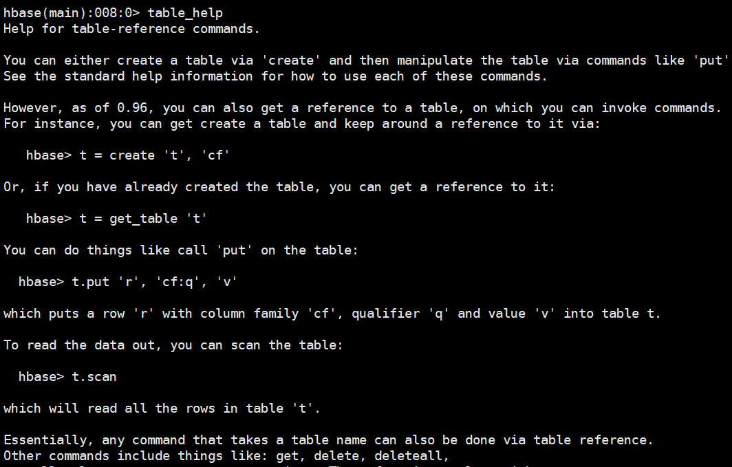 hbase shell 修改表 hbase shell常用命令_hbase_06