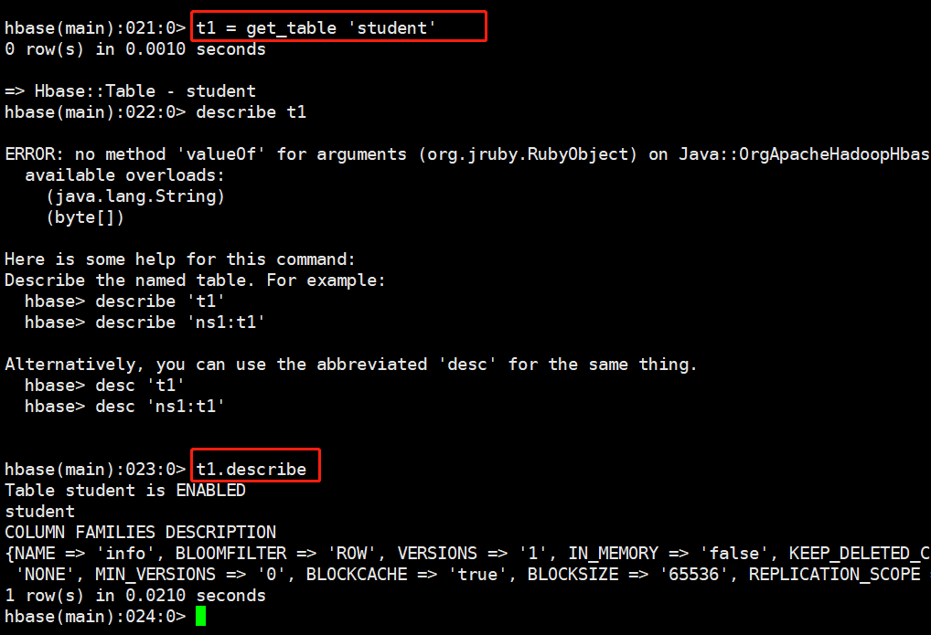 hbase shell 修改表 hbase shell常用命令_hbase shell 修改表_16