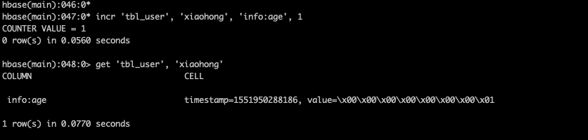 hbase shell 修改表 hbase shell常用命令_数据库_24