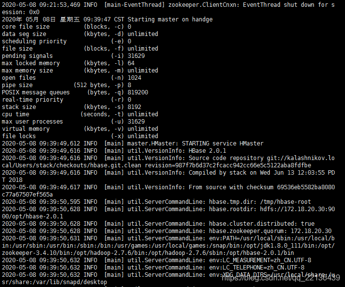 hbase 服务启动失败 hbase启动不成功_日志文件_06