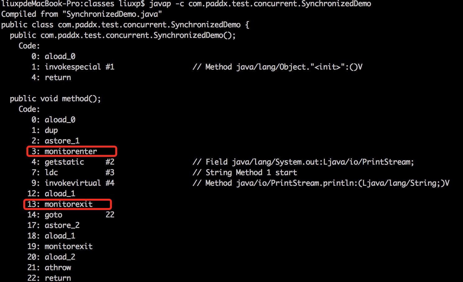 java synchronized使用场景 java中synchronized_代码段