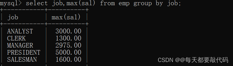 mysql分组查询最新一条记录 mysql分组查询关键函数_数据库_28