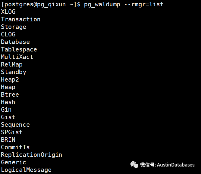 POSTGRESQL  WAL 日志问题合集之WAL 如何解析_postgresql_02