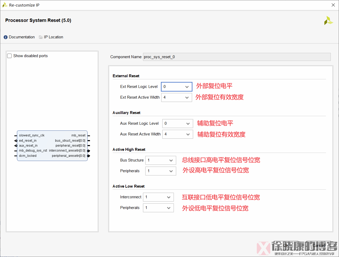 xilinx深度学习网络模型 xilinx sem ip_复位_04