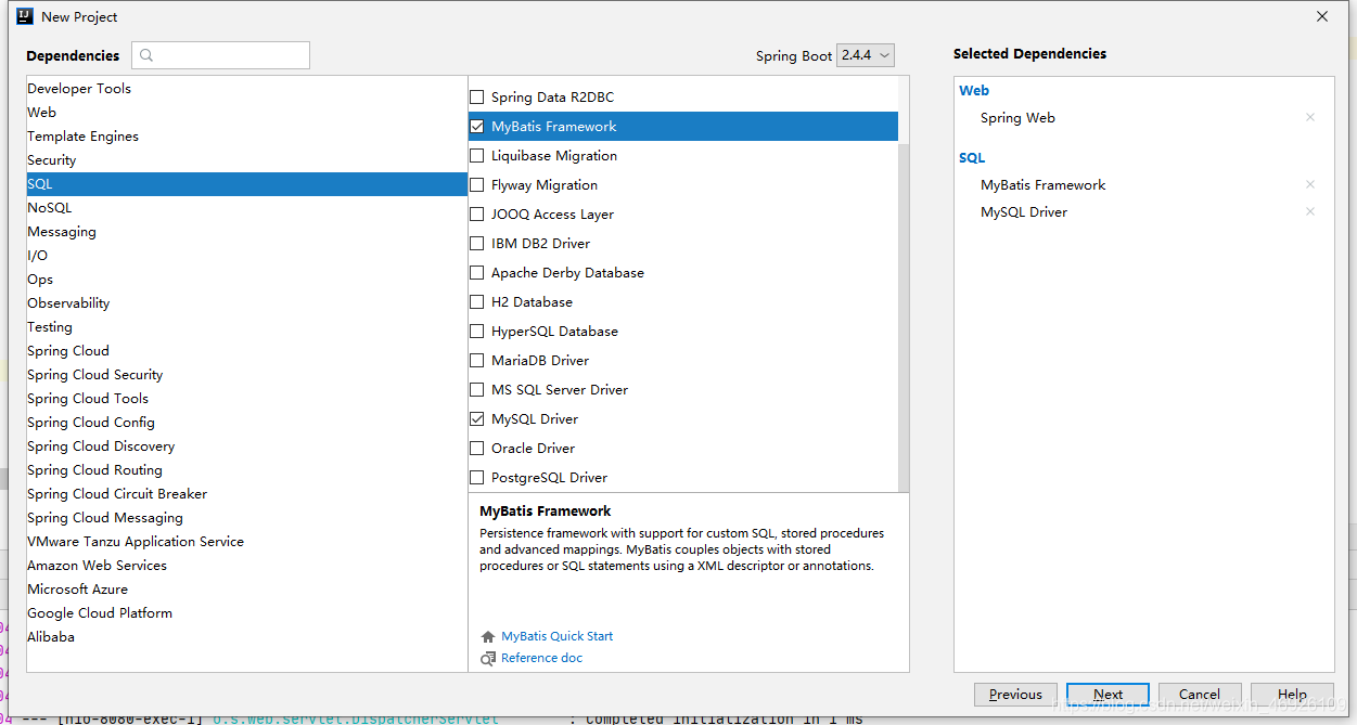 SpringBoot集成MySQL依赖和yml配置文件 springboot怎么集成mybatis_xml