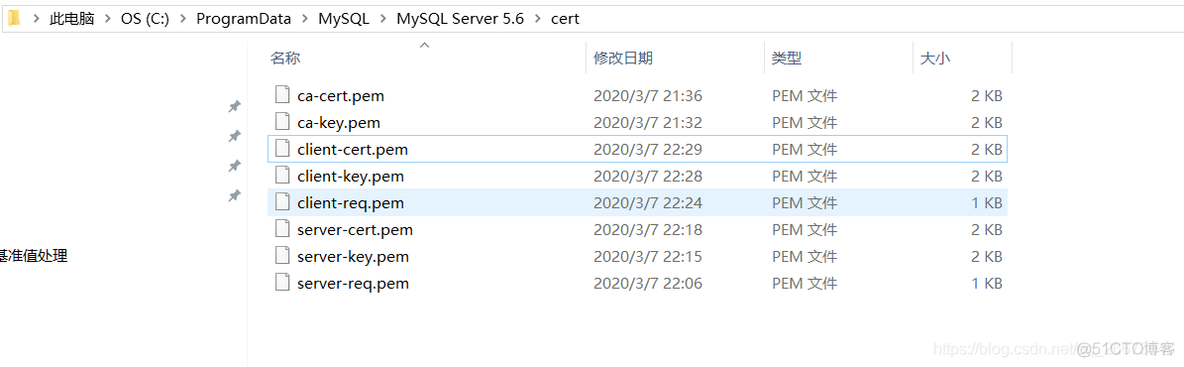 mysql 连接 ssl 证书 单向 mysql开启ssl连接_mysql_06