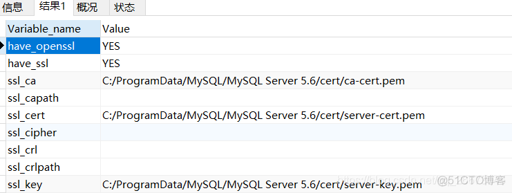 mysql 连接 ssl 证书 单向 mysql开启ssl连接_openssl_09