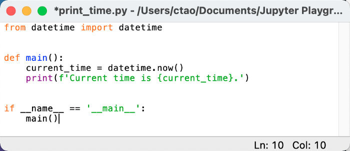 python 代码不使用 python如何不运行几行代码_python_10