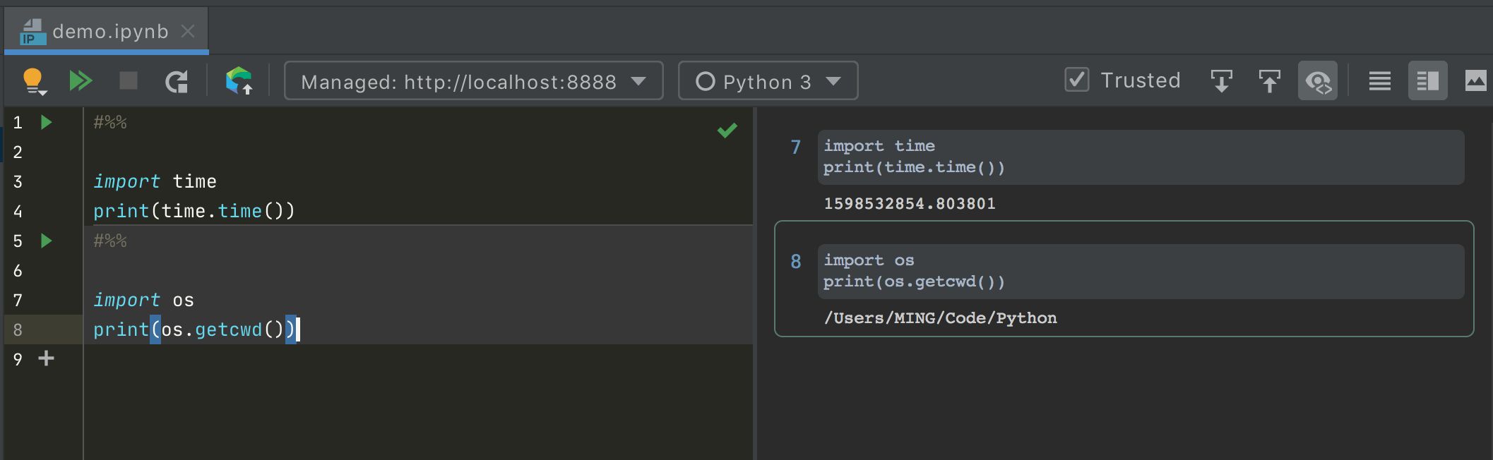 逐行运行 python IDE pycharm逐行执行_逐行运行 python IDE_151