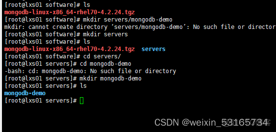 linux mongodb验证 linux登陆mongo_mongodb_15