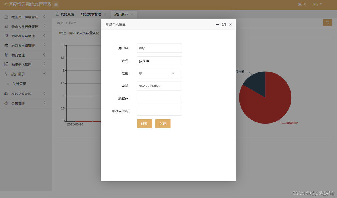 基于SSM的社区疫情居民信息登记系统_java_10