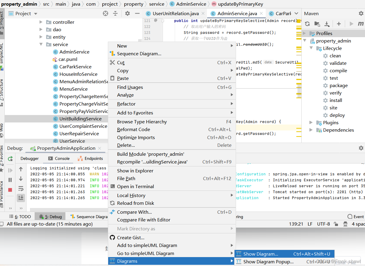 idea 生成 Java类模板 idea怎么生成uml类图_uml_03