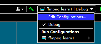 Clion 使用ffmpeg 学习1 开发环境配置_CL_04