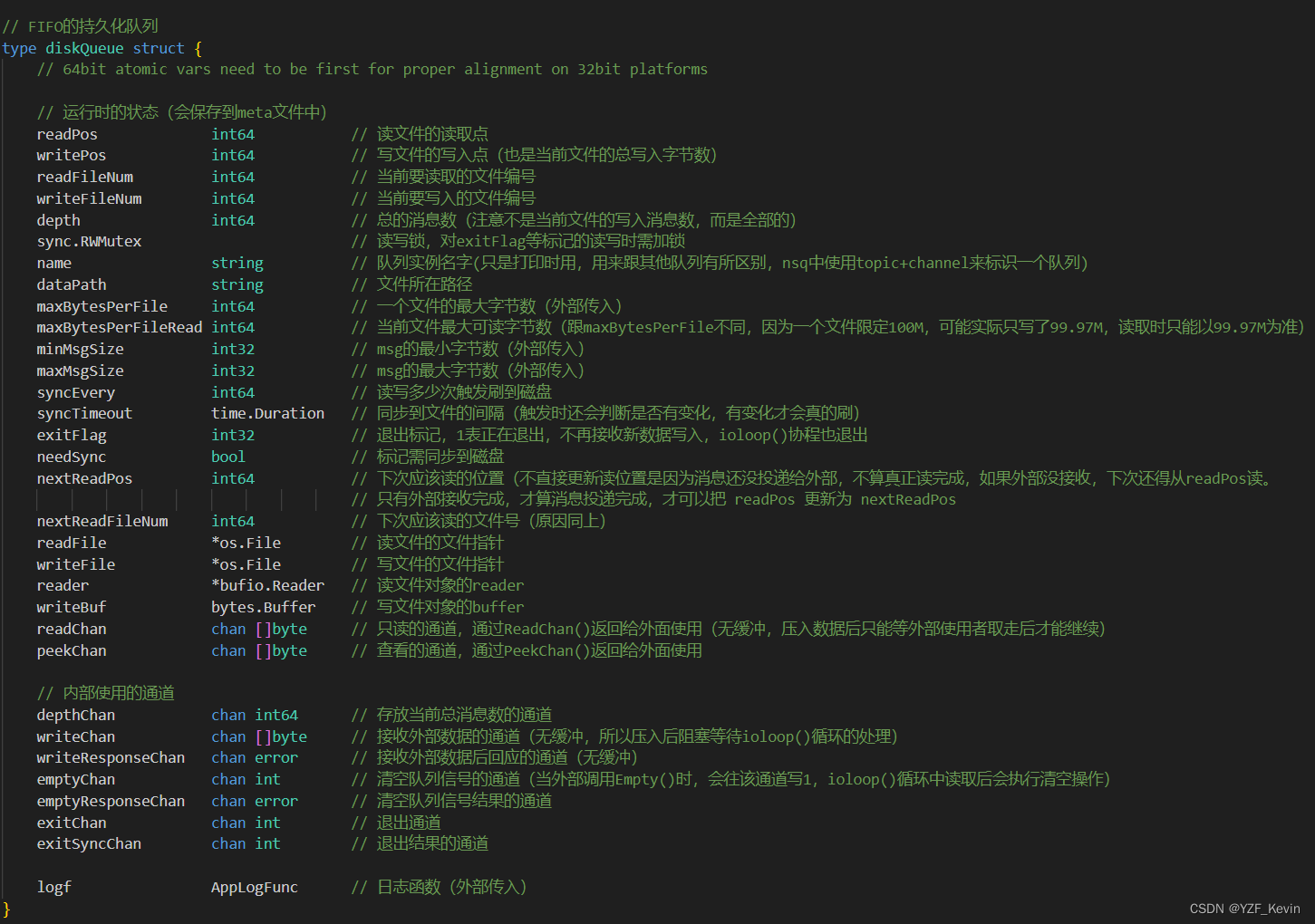 diskqueue的数据定义，运转核心ioloop()源码详解_nsq中diskqueue